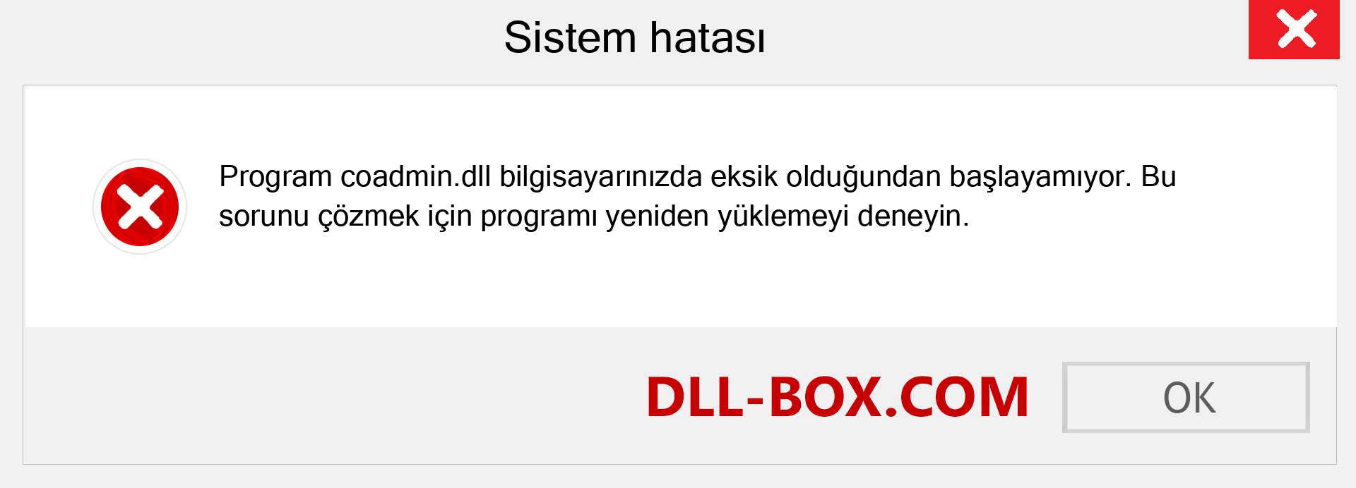 coadmin.dll dosyası eksik mi? Windows 7, 8, 10 için İndirin - Windows'ta coadmin dll Eksik Hatasını Düzeltin, fotoğraflar, resimler